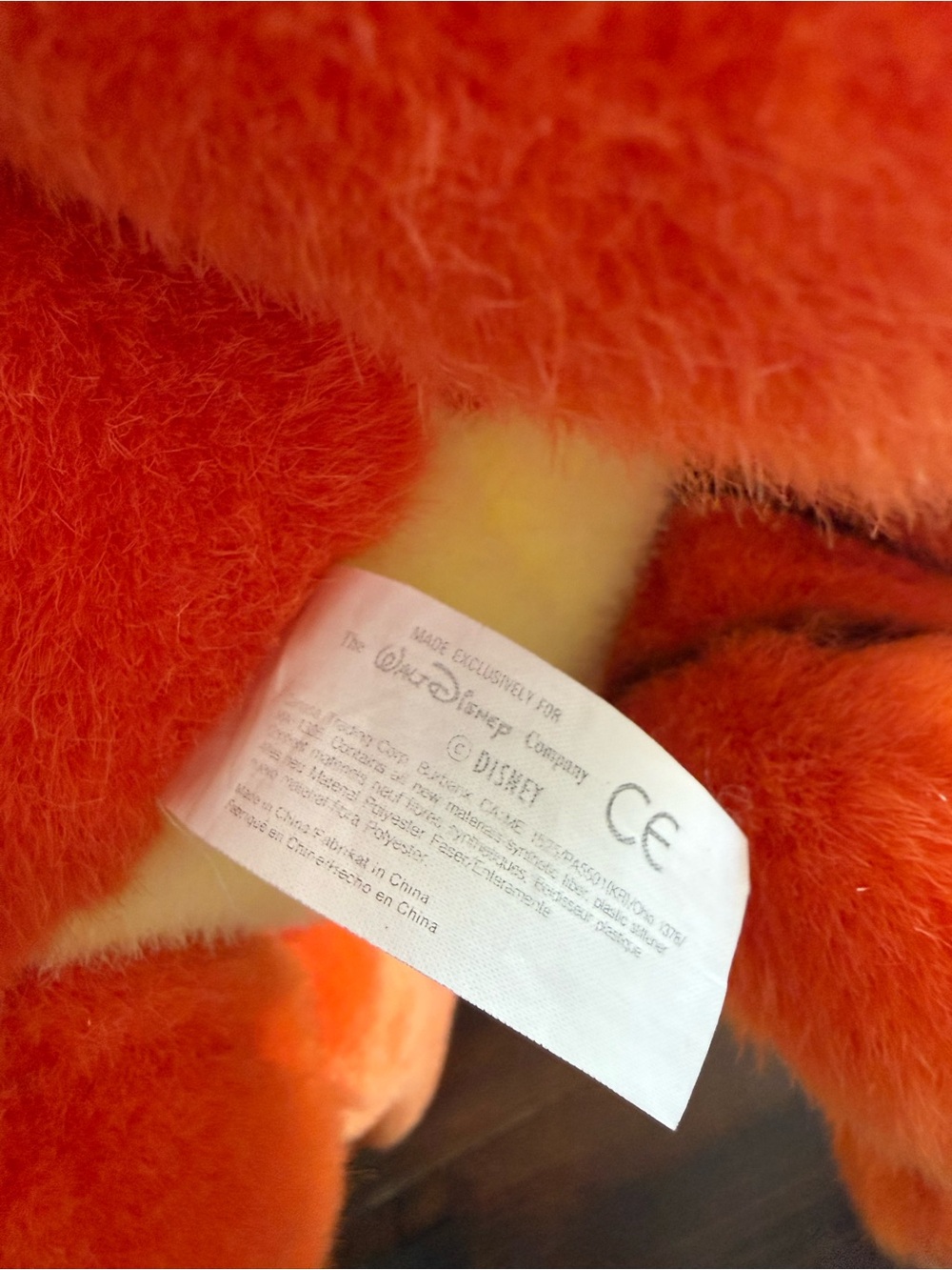 Vintage Disney Large Tigger Pooh Plush - Picture 2 of 3